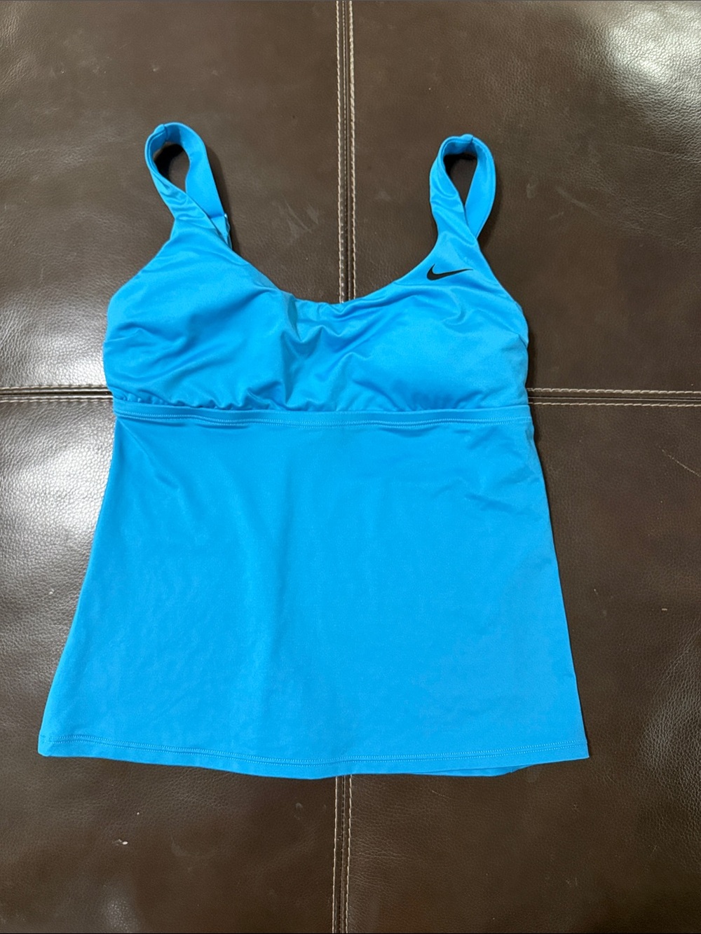 Nike Women’s Bright Blue Swim Tankini with Built-In Support